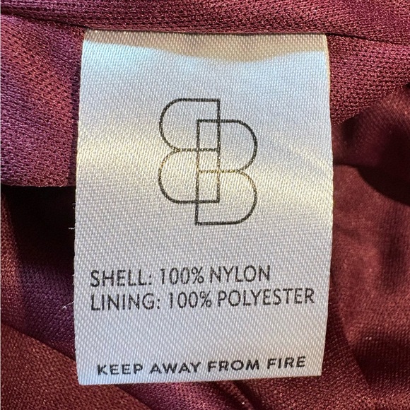 NWT BALTIC BORN Caroline Lace On/Off Shoulder Maxi Dress~Mulberry Wine Sz M💚 - Picture 10 of 12